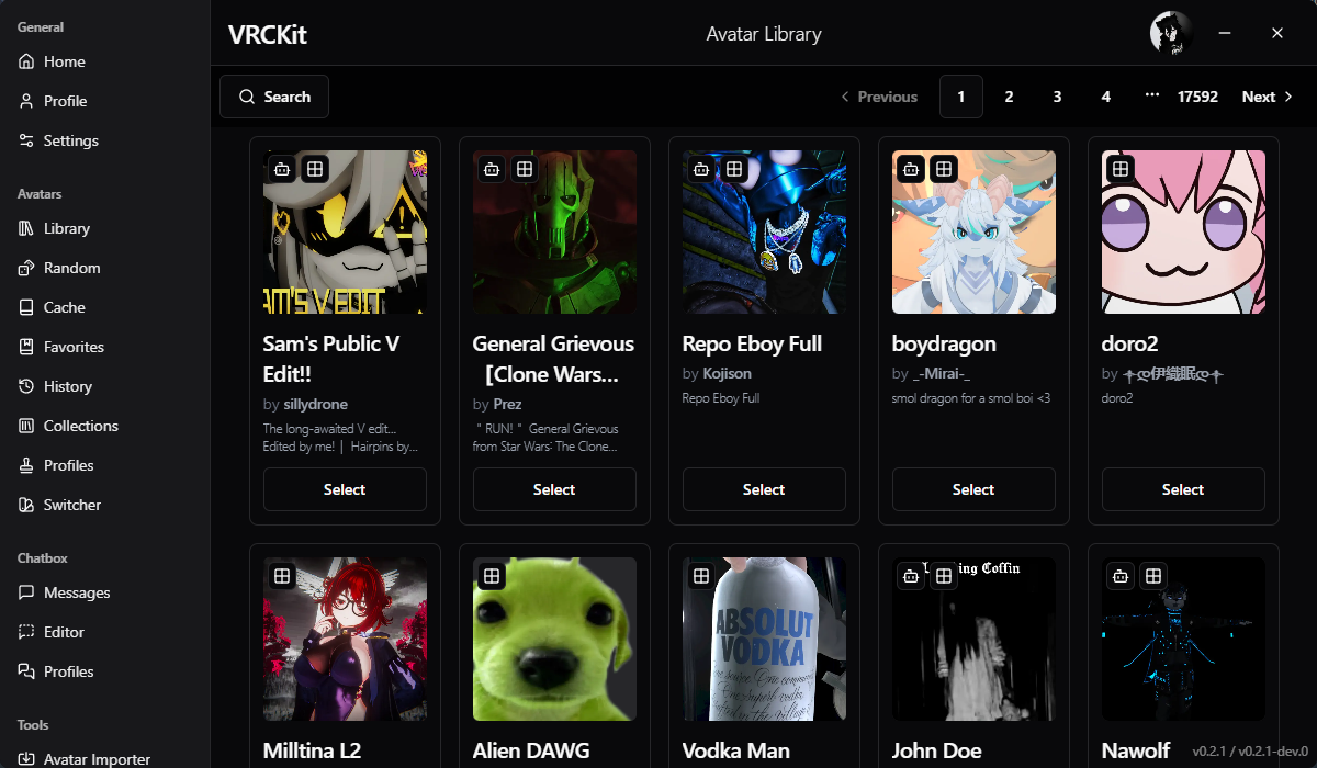 Avatar Library